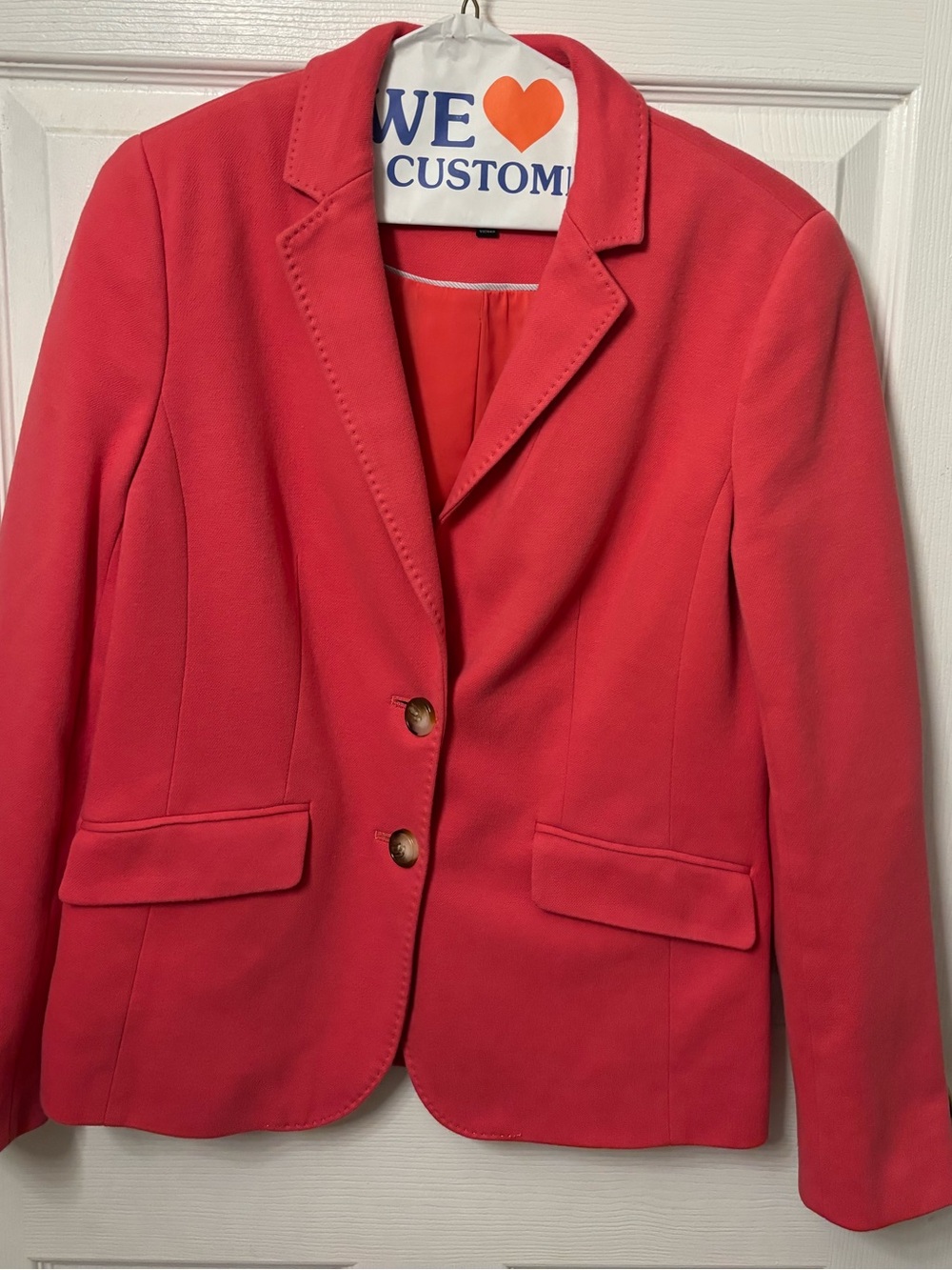 Talbots Aberdeen Coral Pink Tailored Women's Blazer